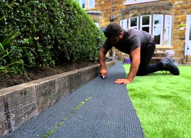 How to lay artificial grass